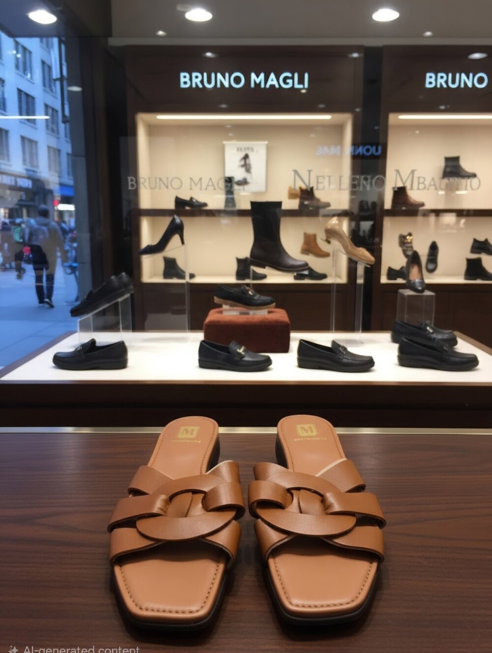 BRUNO MAGLI ALESSIA LEATHER SANDALS WOMEN'S SZ 9 EU 39.5 $275